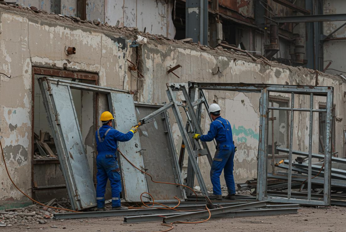 <span style="font-weight: bold;">Демонтаж окон и дверей</span> 